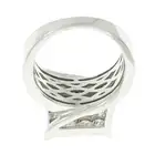 9ct gold vari-shape diamond cluster ring