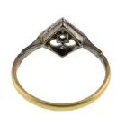 Early 20th century diamond openwork ring