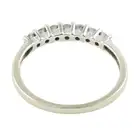9ct gold diamond half eternity ring