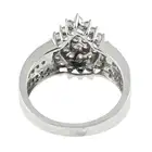 9ct gold diamond cluster dress ring