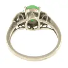 Jade & diamond dress ring