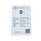 Oval-shape green tourmaline, 1.90ct