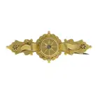 Edwardian 15ct gold brooch