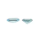 Two vari-shape blue zircons, 4.58ct