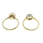 Two gem-set rings