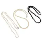 Three gem bead necklaces