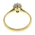 Diamond single-stone ring