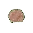 Watermelon tourmaline slice, 42.78ct