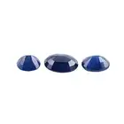 Three oval-shape sapphires, 6.09ct