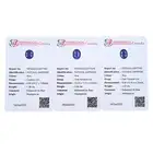 Three oval-shape sapphires, 6.09ct