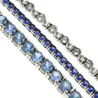 Three gem-set bracelets, one AF