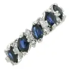 Sapphire & diamond ring