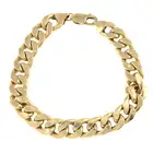 (78085) 9ct gold curb-link bracelet