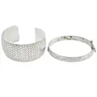 Two silver bangles
