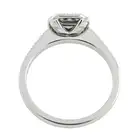 18ct gold Fancy Light Blue diamond and diamond cluster ring