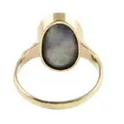 Early 20th century gold opal ring