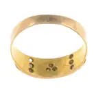 Late Victorian 15ct gold diamond band ring