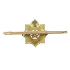 Mid 20th c. enamel & diamond sweetheart brooch