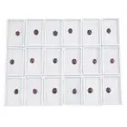 Assorted oval-shape ruby cabochons, 343.20g