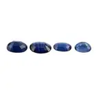 Four oval-shape sapphires, 5.53ct