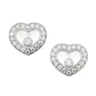 18ct gold 'Happy Diamonds' earrings, by Chopard