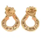18ct gold diamond stud earrings 