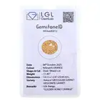 Oval-shape orange garnet, 11.45ct