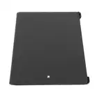 Montblanc black leather and plastic tablet case