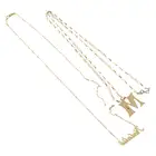 (77760) Two chains, with pendants, AF