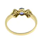 Sapphire & diamond dress ring