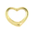 18ct gold 'open heart' pendant, Tiffany & Co. 