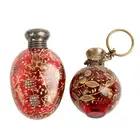 Two Ruby Glass Scent Bottles