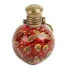 Two Ruby Glass Scent Bottles