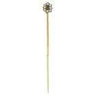 Late 19th century sapphire & split pearl stick pin