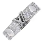 18ct gold diamond 'Empreinte' ring, Louis Vuitton