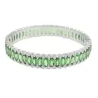 18ct gold tsavorite garnet and diamond bangle