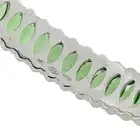 18ct gold tsavorite garnet and diamond bangle