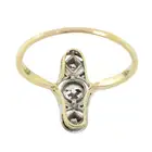 Early 20th century vari-cut diamond ring