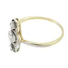 Early 20th century vari-cut diamond ring