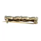 Early 20th century diamond bar brooch