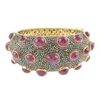 Ruby & diamond bangle