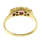 Mid 20th c. 18ct gold ruby & diamond ring