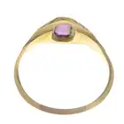 Late 19th century sapphire enamel ring