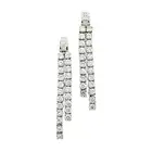 Diamond drop earrings