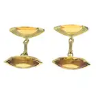18ct gold citrine cufflinks