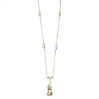 Art Nouveau 9ct gold baroque pearl necklace