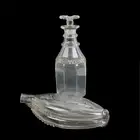 Georgian glass flask and decanter