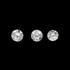 Three brilliant-cut diamonds, 0.65ct