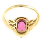 Tourmaline single-stone dress ring