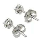 Diamond single-stone stud earrings
